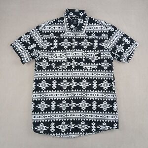 Lost Calf Small Mens Shirt Pearl Snap Western Stretch 21x28 Performance